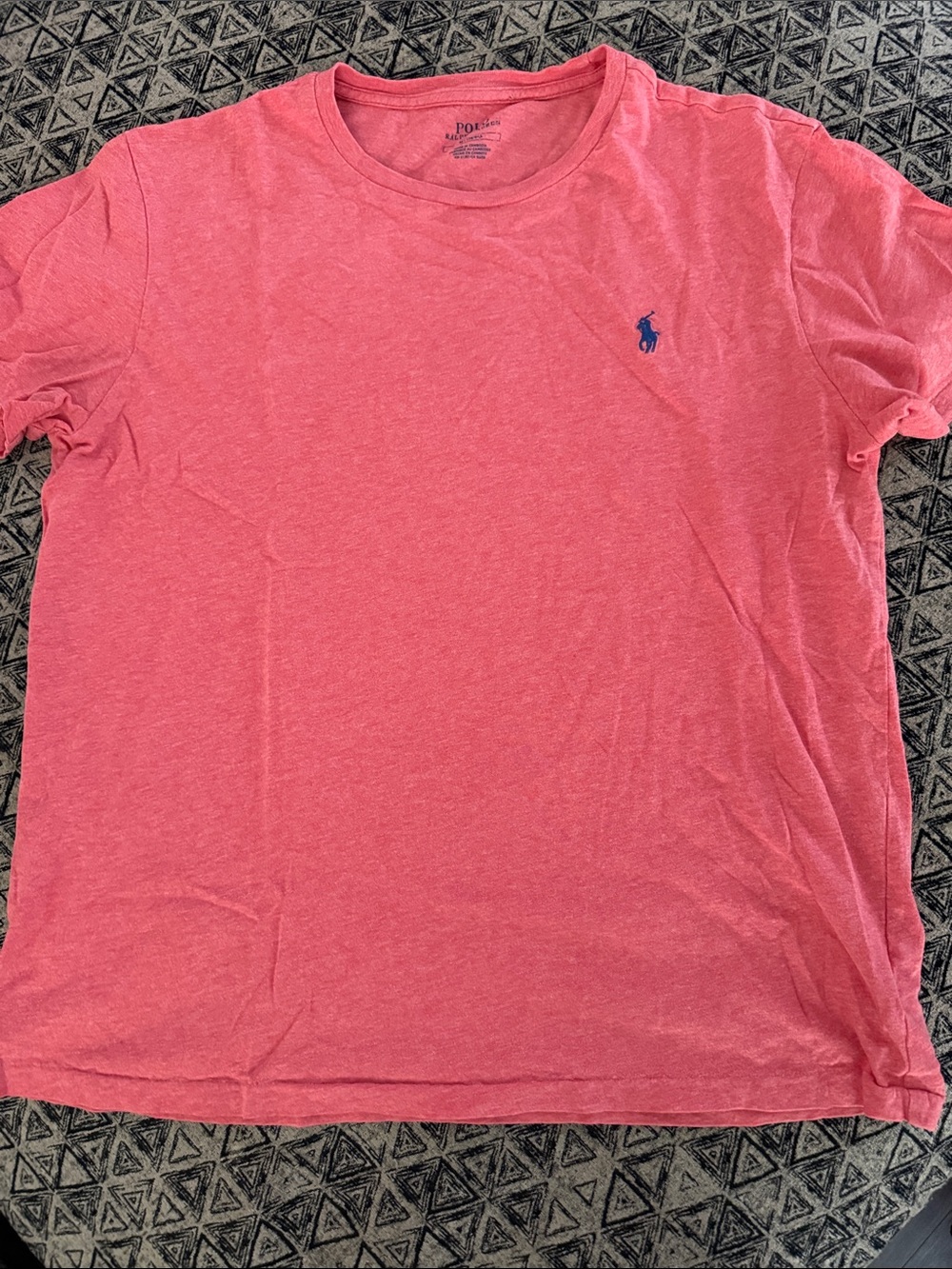 Polo by Ralph Lauren Heather Pink Short Sleeve Tee with Blue Pony